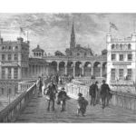 Hungerford Market from Hungerford Bridge 1850