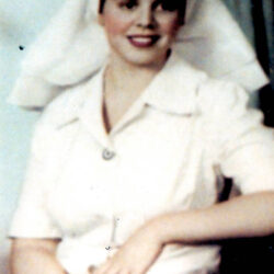 Joan as a nurse, aged 20