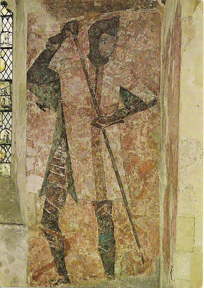 St George and the Dragon Farleigh Hungerford Castle Chapel