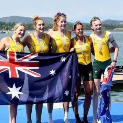 2022 World Champions - U23 Women's Coxed 4 Team